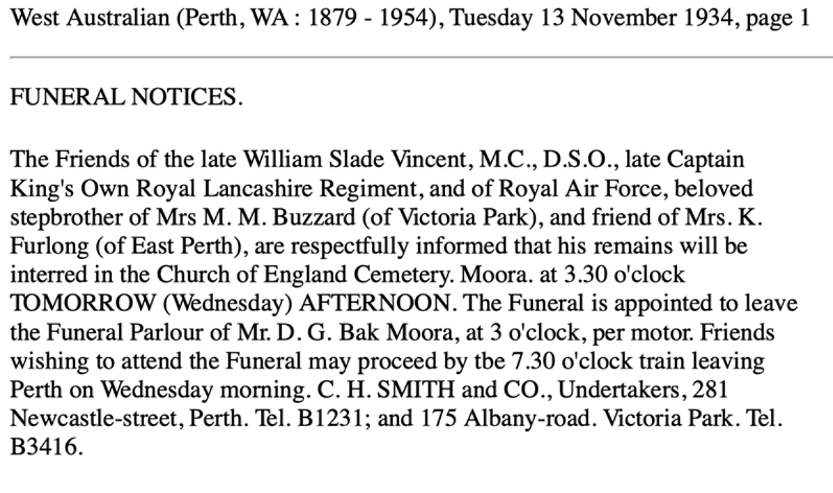 Funeral Notice